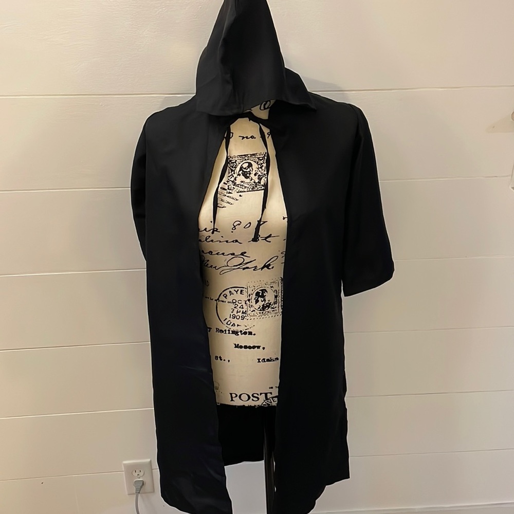 Hooded Cape with Sleeves, Small